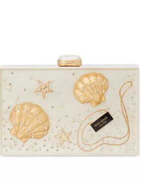 Kate Spade - What the Shell Ocean Scene Small Frame Clutch